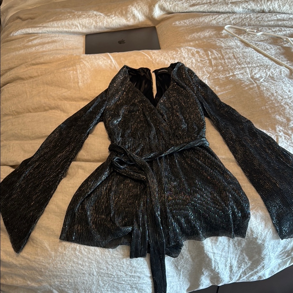 Mink Pink Sparkly Romper